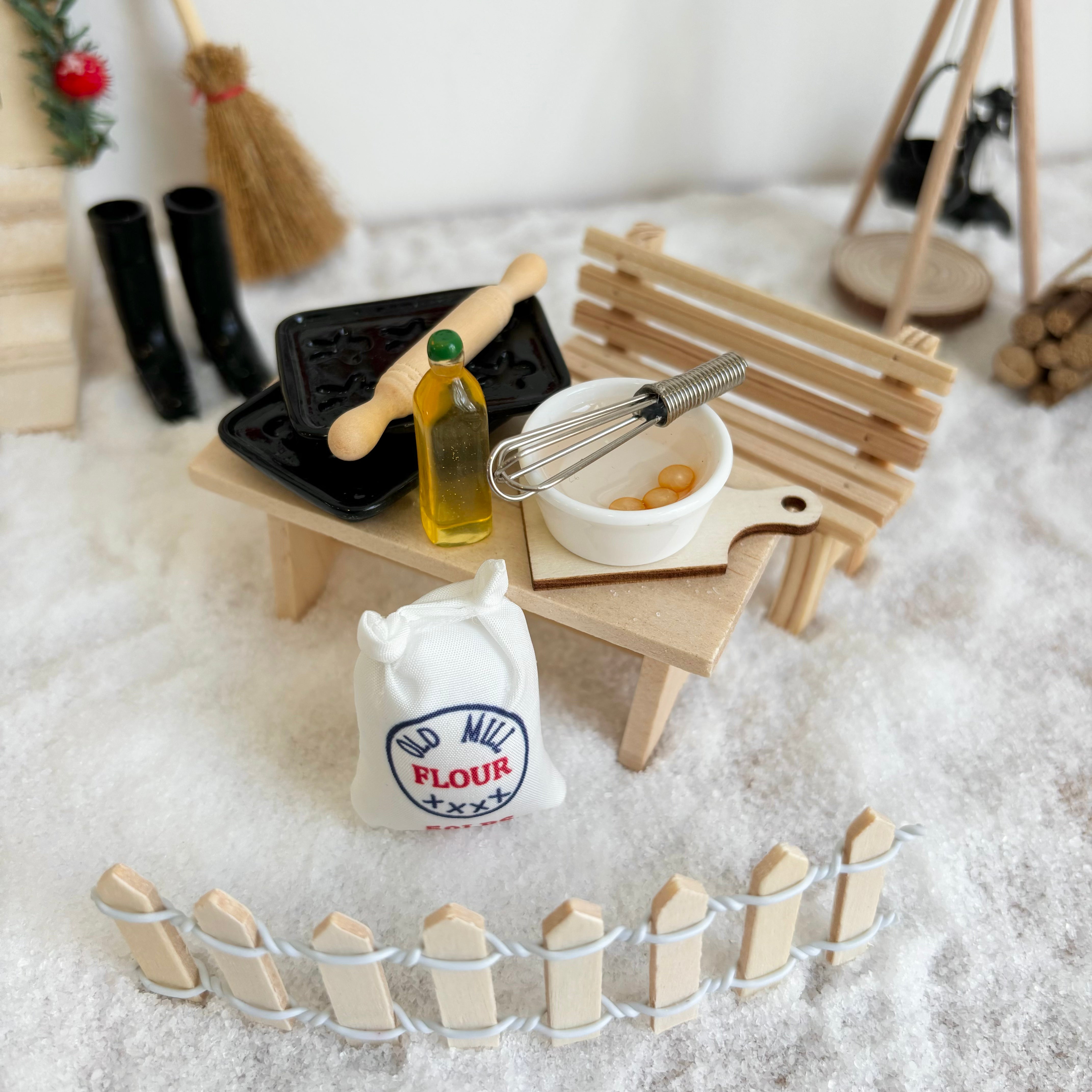 Wichteltür Komplettset inkl. Backset + Dekoration